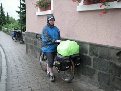 Regen zu Abfahrt