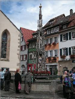 Marktplatz Rottenburg mit Dom St. Martin Marktplatz Rottenburg mit Dom St. Martin