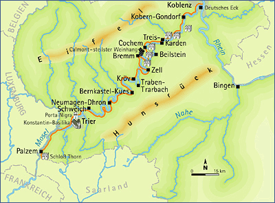 Karte Mosel Karte Mosel